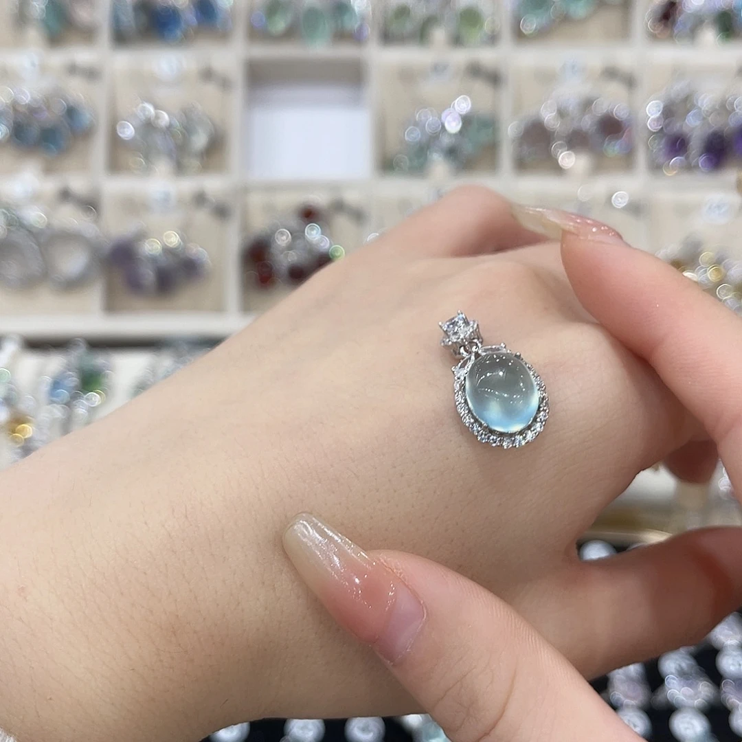 哲***语蛇纹石玉银S925镶嵌戒指