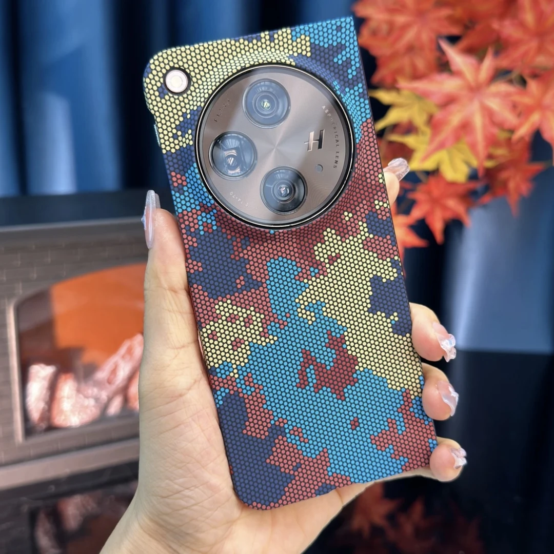 多色迷彩磨砂保护套适用OPPO Find N3手机壳超薄防摔全包折叠款