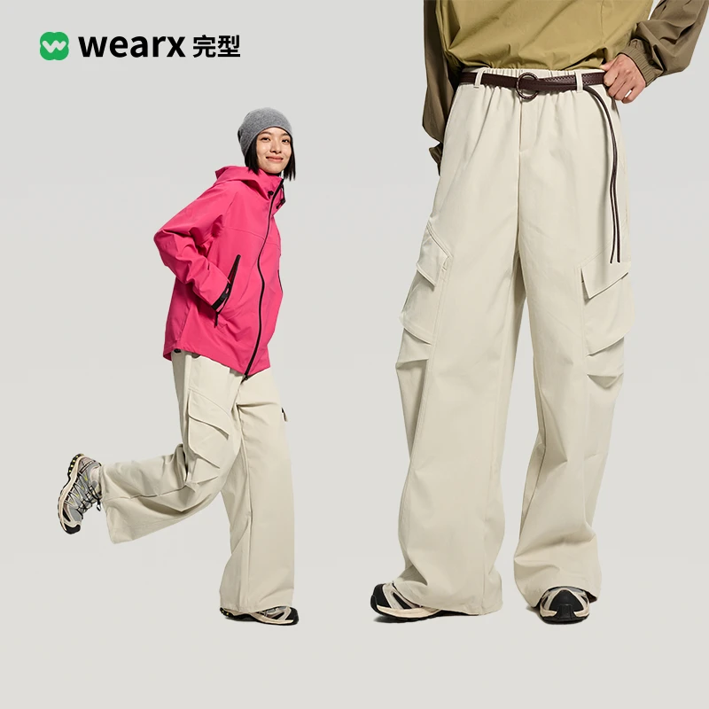 完型-高腰工装女裤显瘦舒适户外