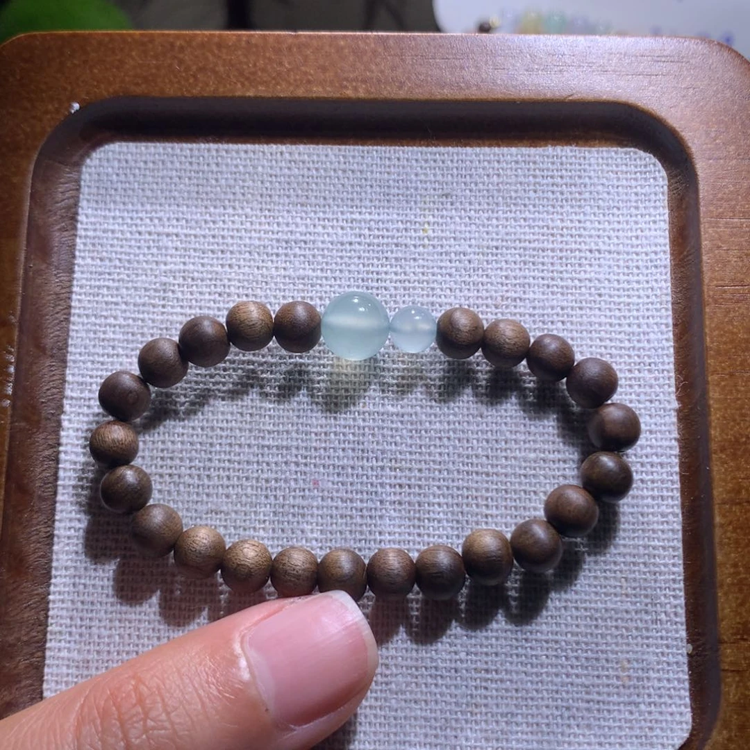翡翠散珠特价冰蓝葫芦卡6.3-9.2