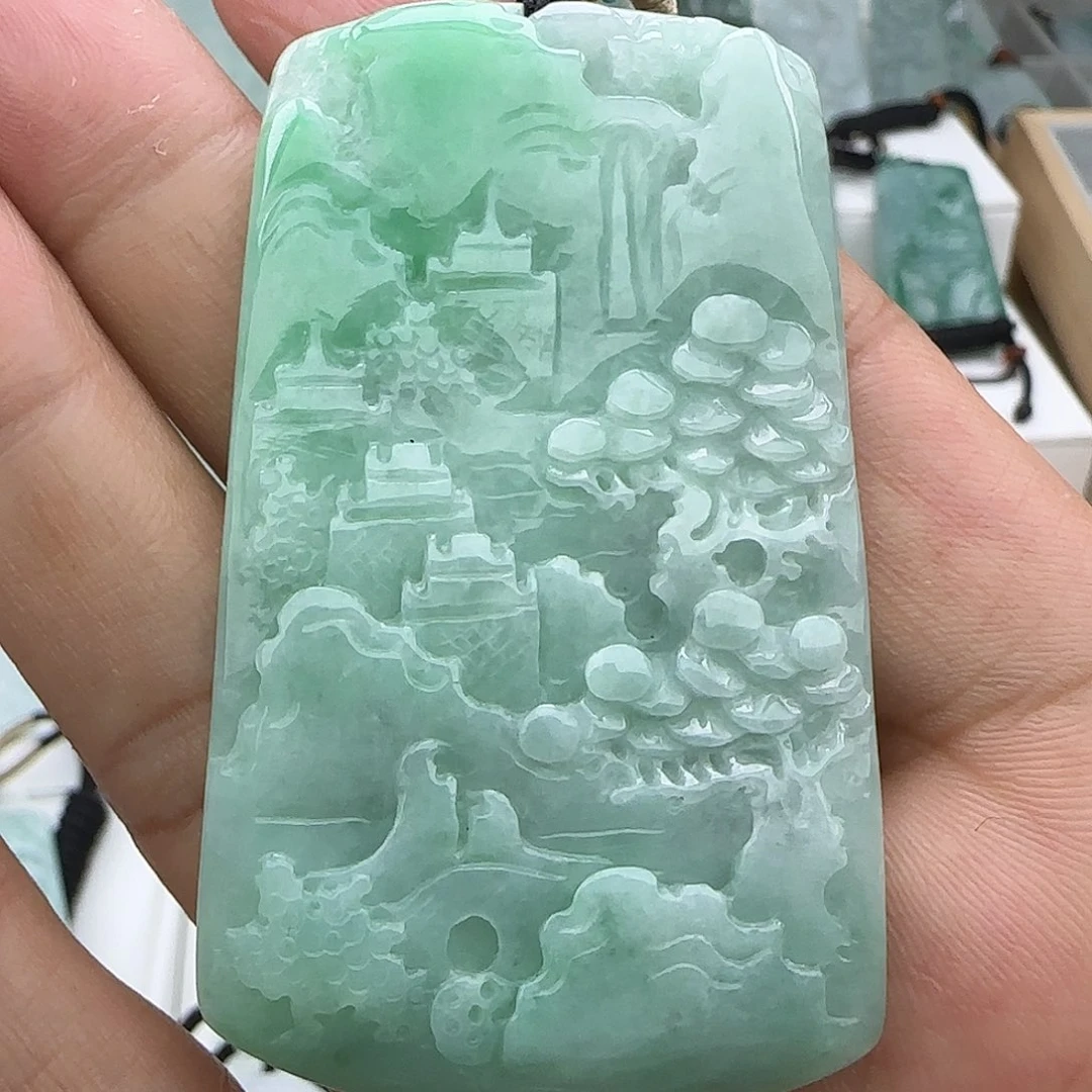 颈饰未镶嵌翡翠翡翠