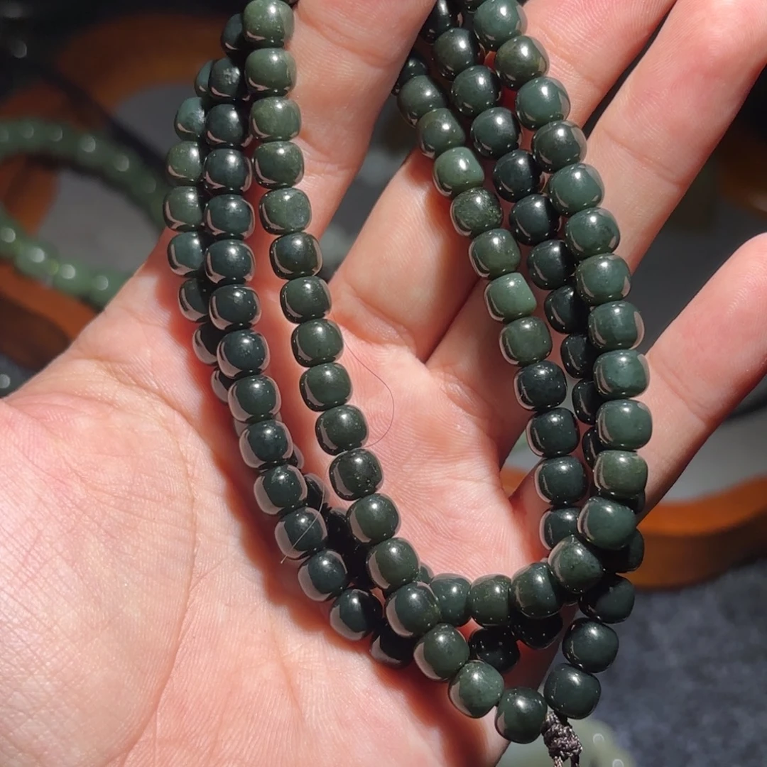 和田玉未镶嵌手链