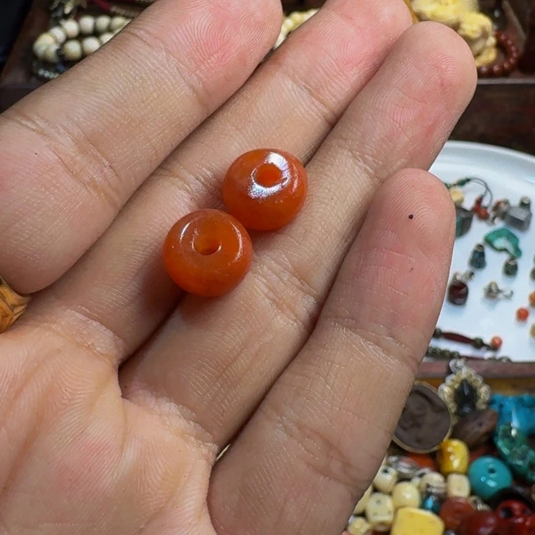 琉璃颈饰藏传琉璃小元素