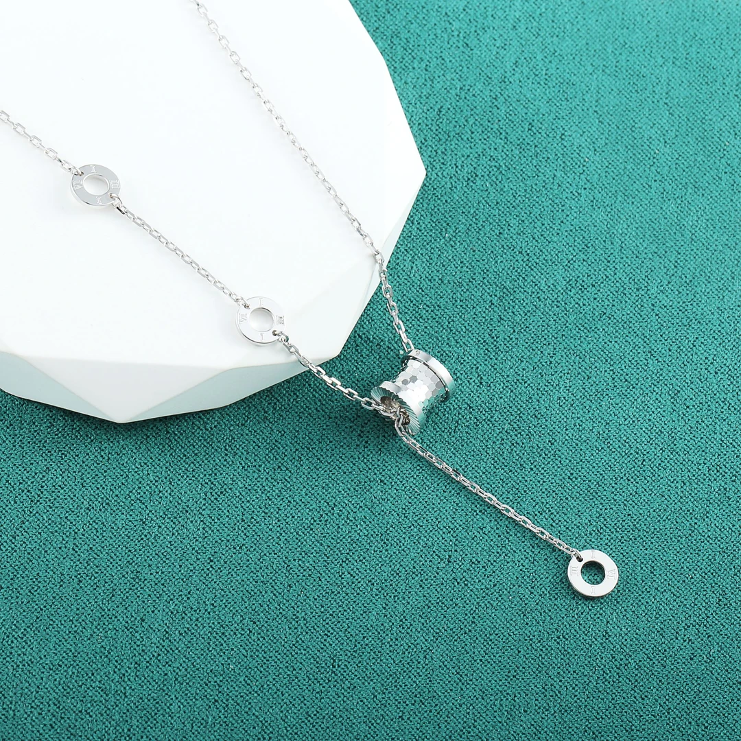 瑞梦缘珠宝 PT990铂金 龙鳞小蛮腰流苏套链TCX1259-S