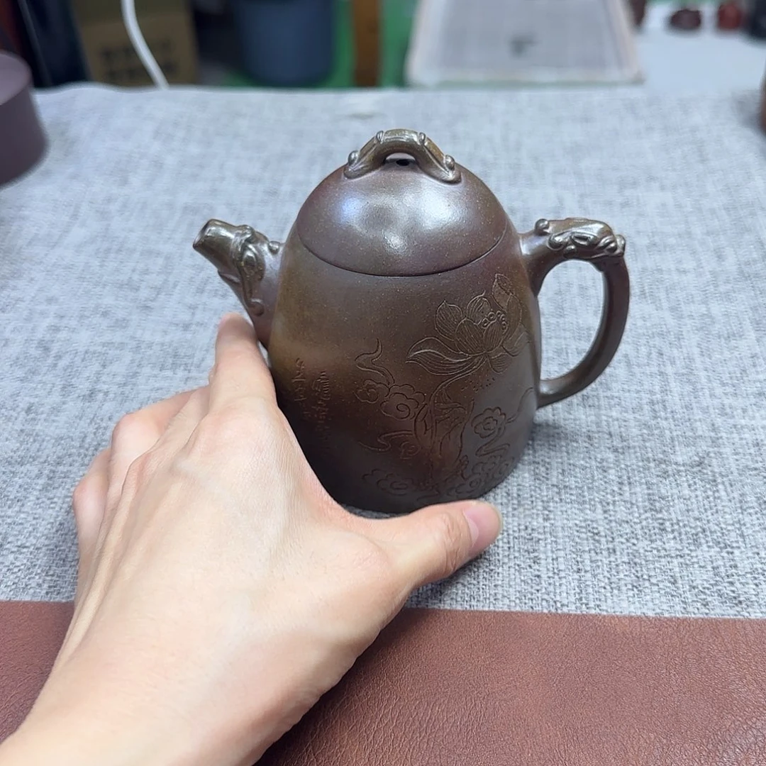 紫砂茶壶民间手艺人全手工制作