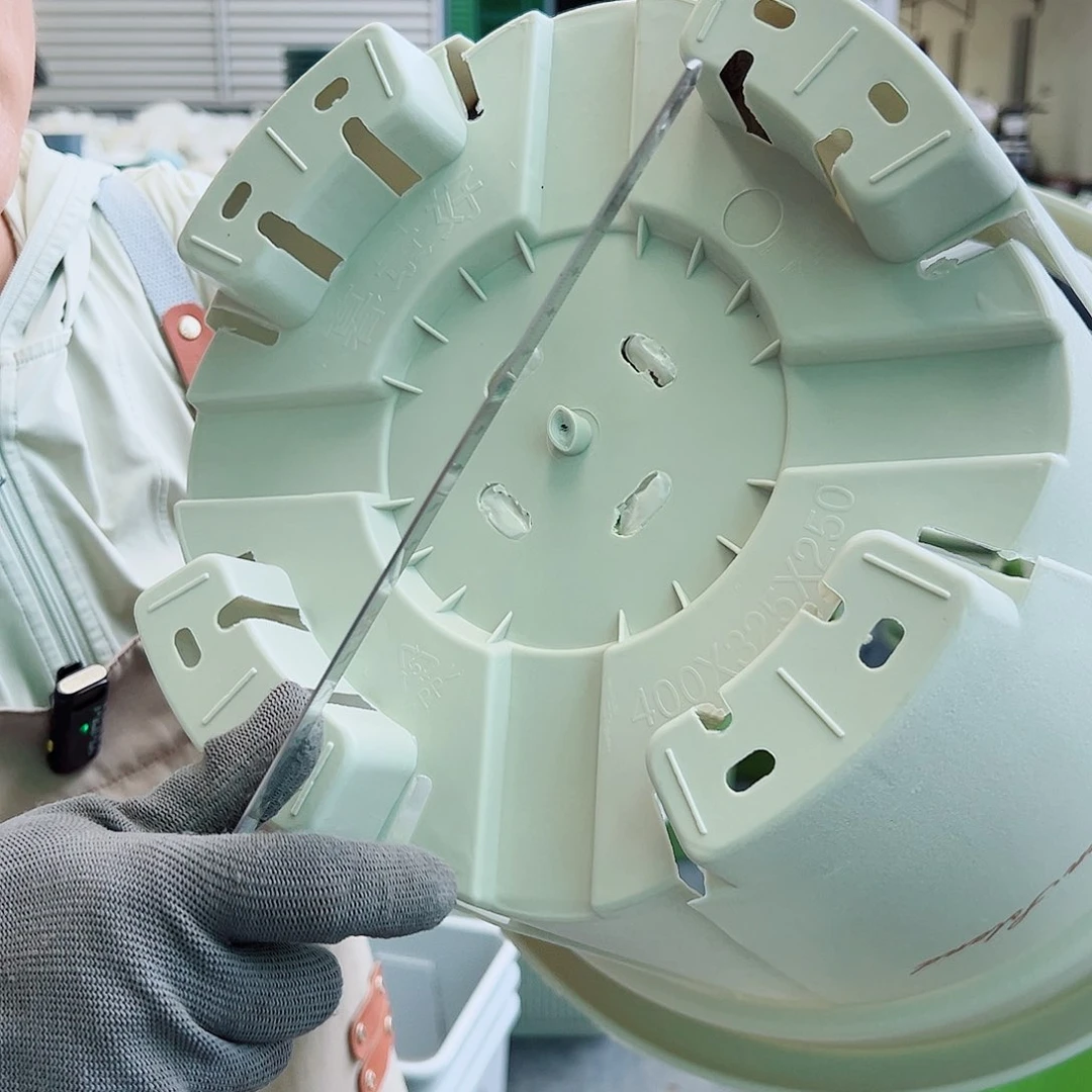 青山盆7#米白色5个无托