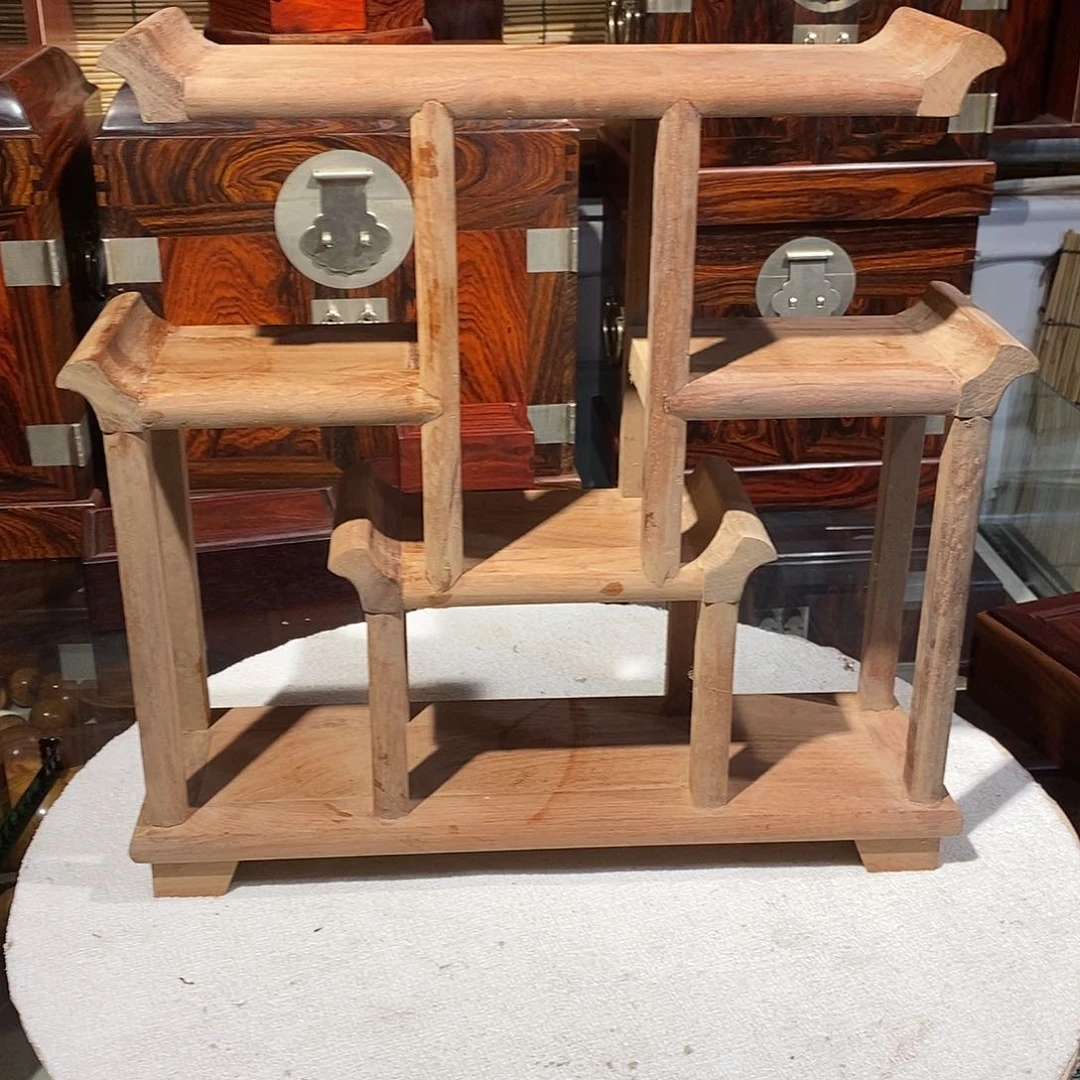 大果紫檀（缅甸花梨）展**教小博古架
