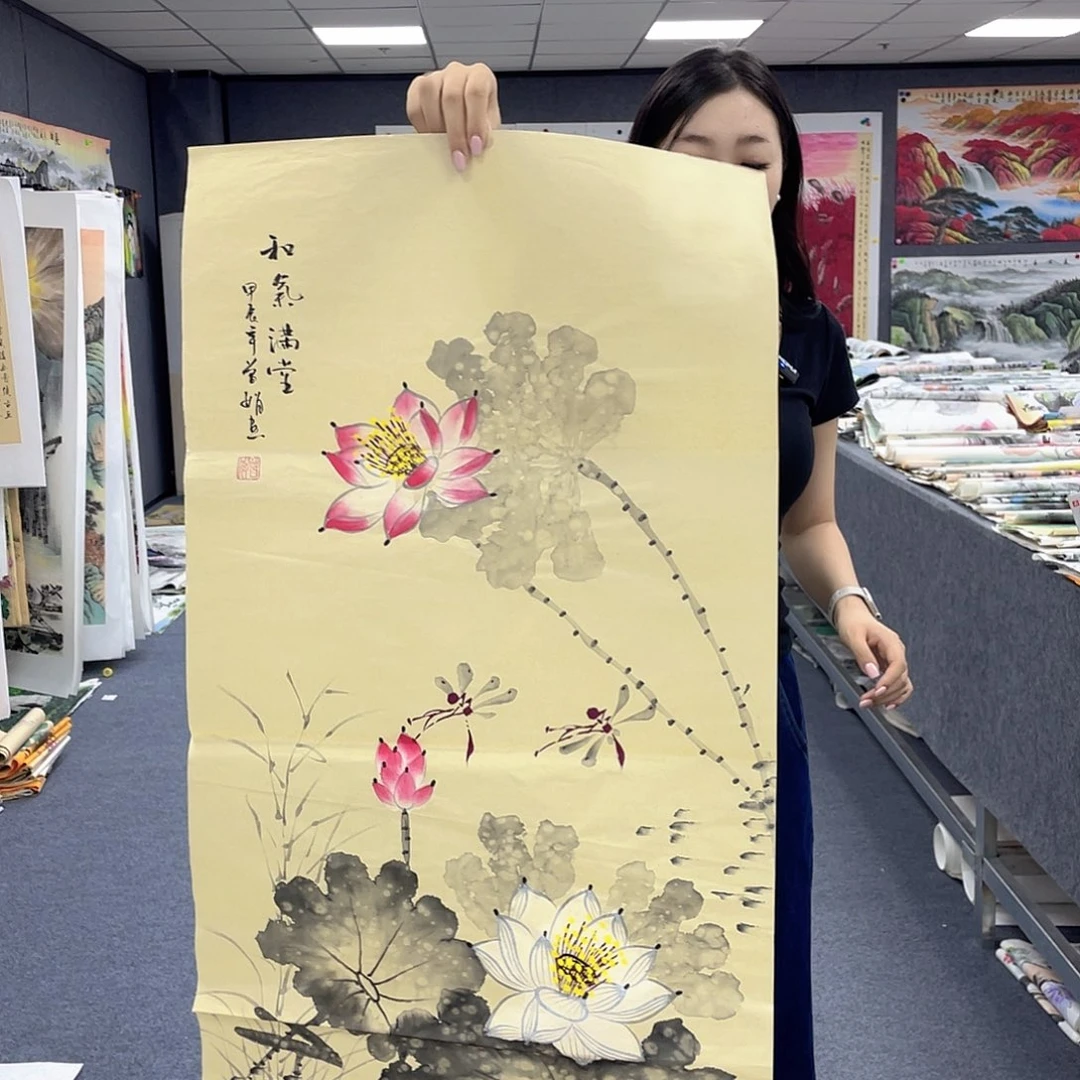 国画作品小姐姐放漏…