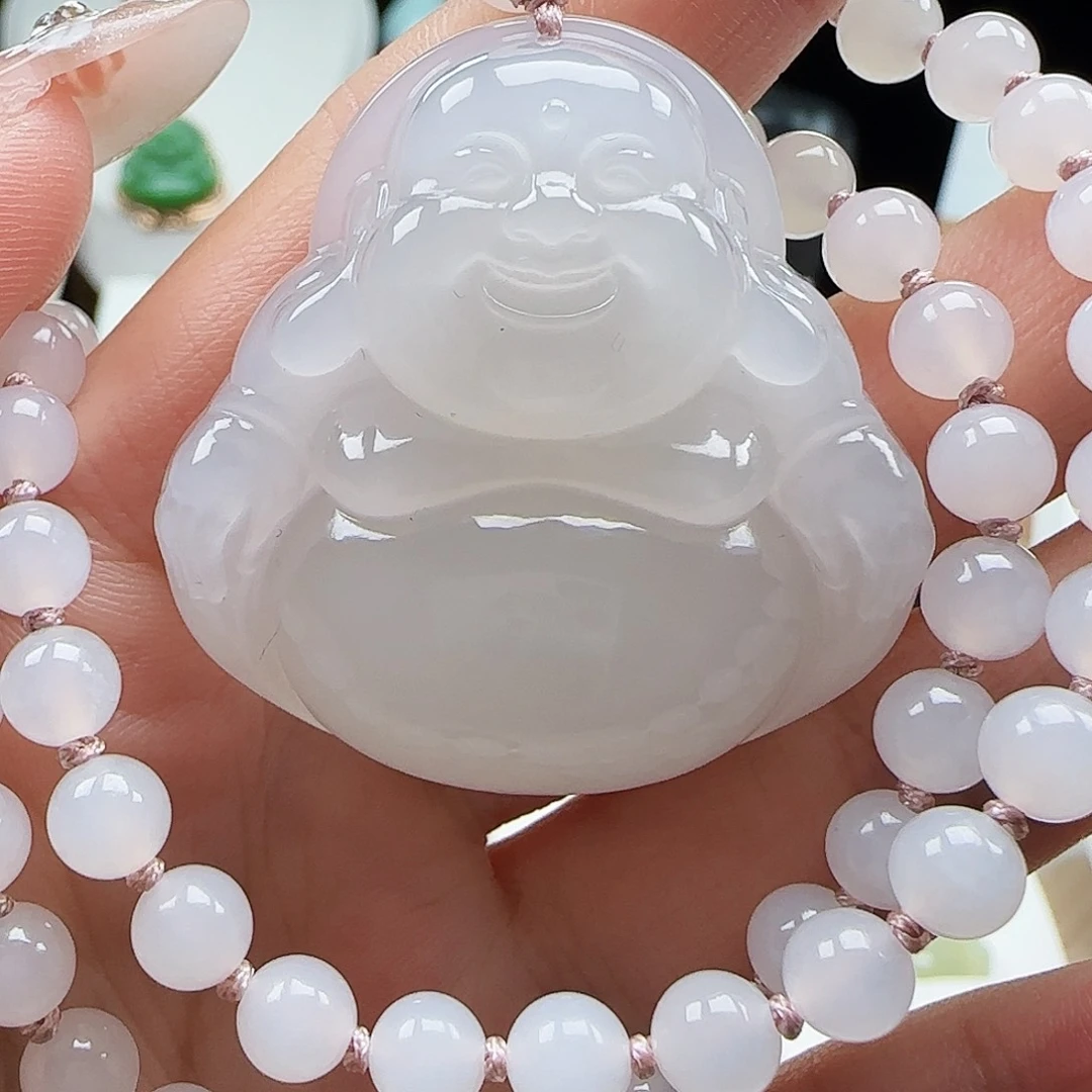 和田玉未镶嵌颈饰40