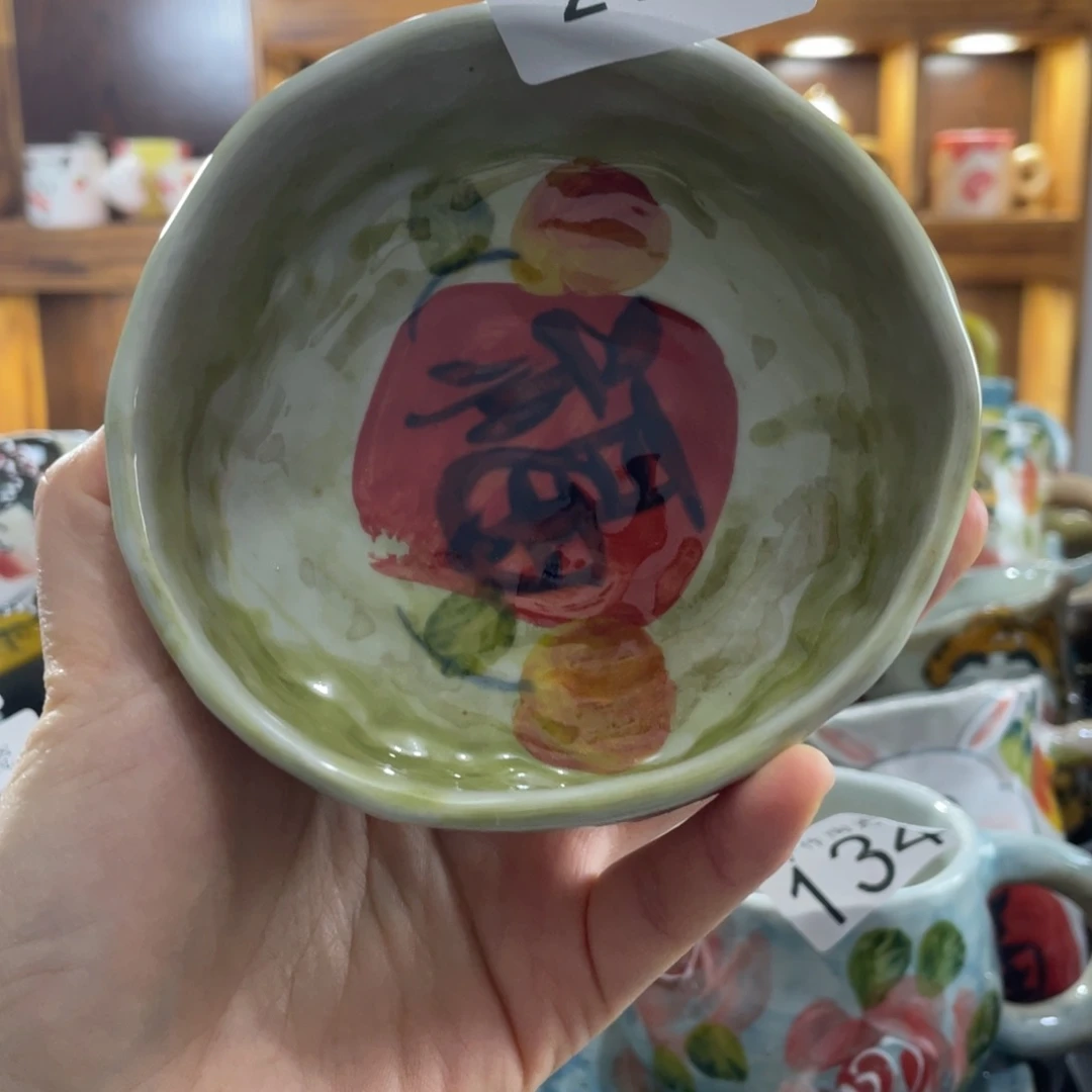 景德镇手工陶瓷碟子211