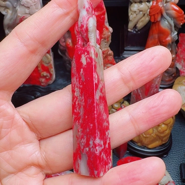 J***L昌化鸡血石昌化鸡血精品印章