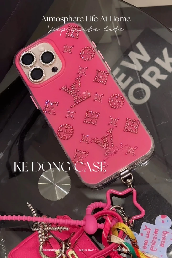 [树莓满钻驴]双层IMD驴家老花轻薄款适用苹果16promax/15手机壳