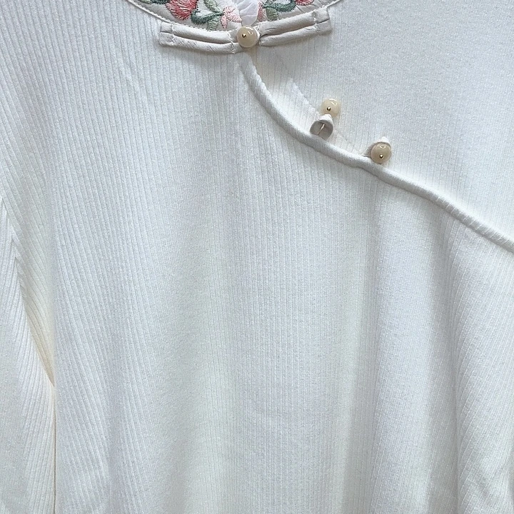 5067白色打底衫女