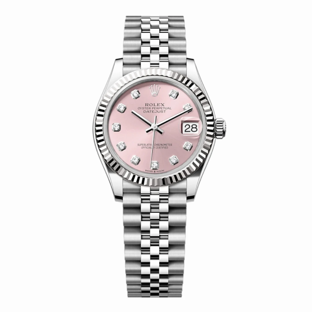 99新 Rolex/劳力士 24年全套/劳力士日志型278274粉钻
