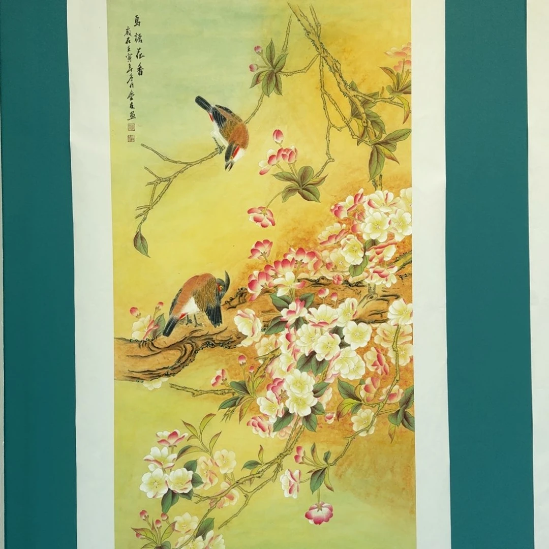 国画李庆友花鸟作品