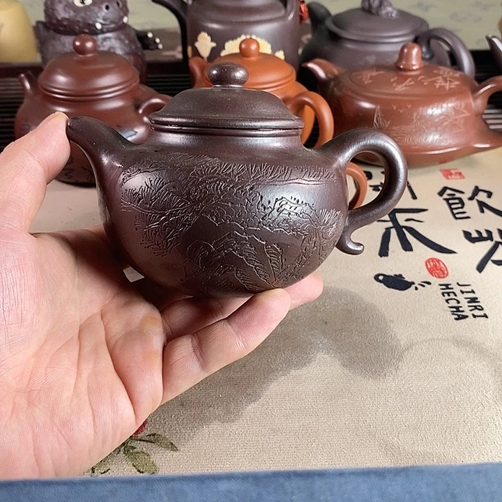 茶壶紫砂紫砂的微瑕