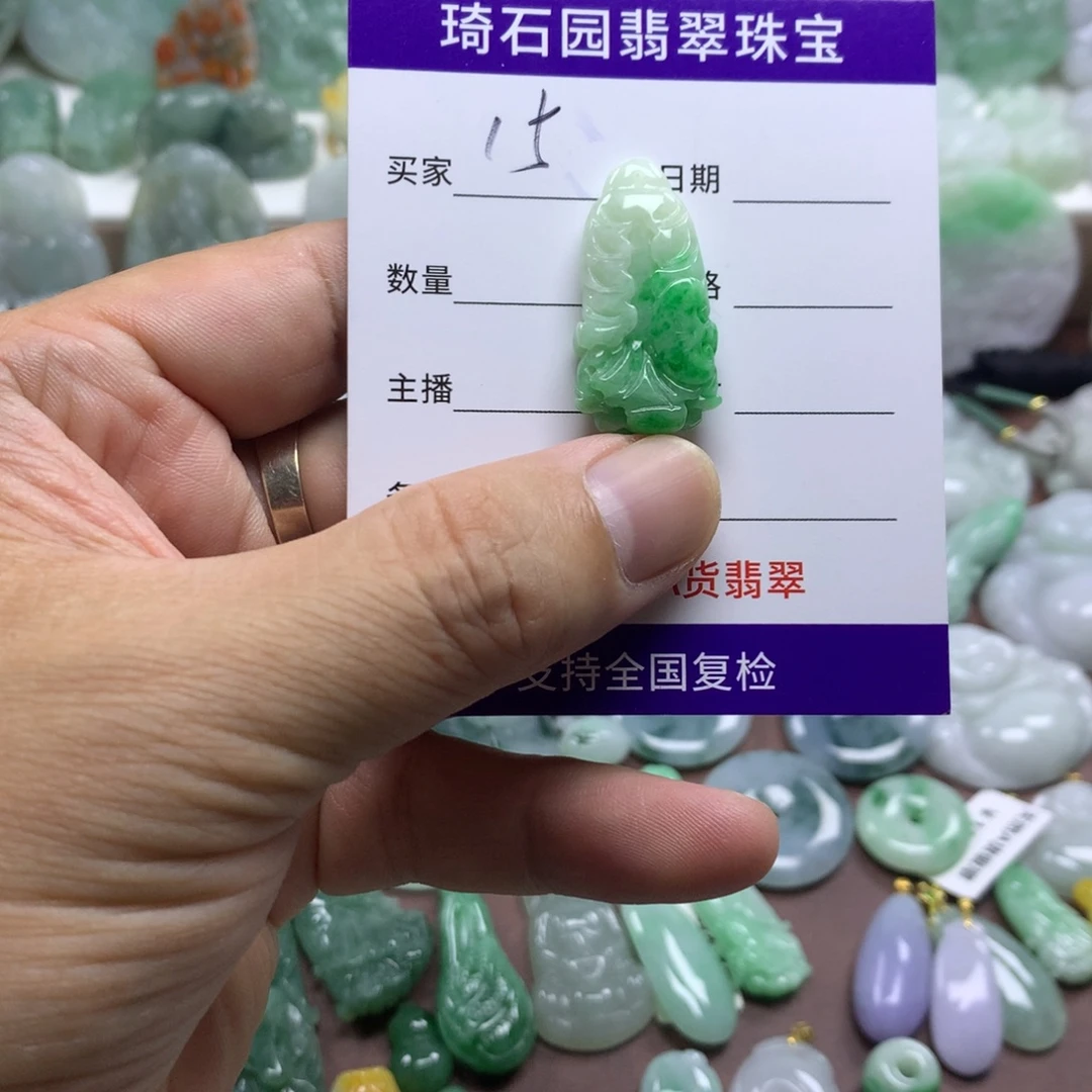 颈饰未镶嵌翡翠缅甸A货翡翠