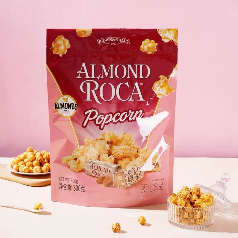 【山姆在售】 乐家太妃黄油扁桃仁味爆米花300g香脆可口玉米花