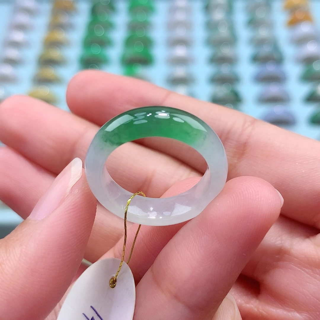 未镶嵌戒指翡翠嘟*°1415圈