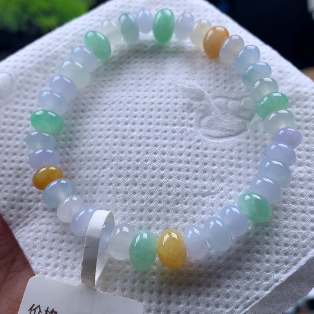 未镶嵌手链翡翠卡8