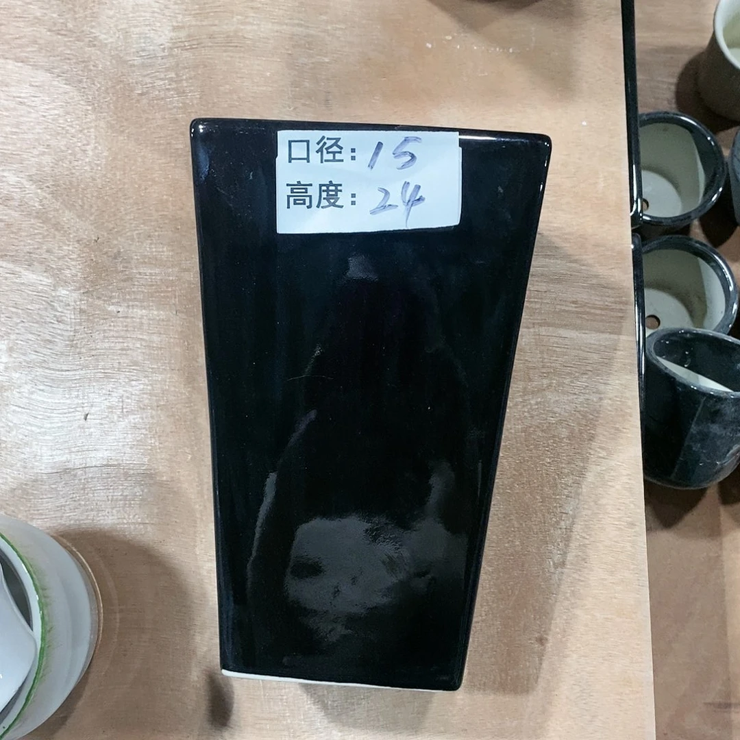 【闪购商品】微瑕花盆-029-1个黑方