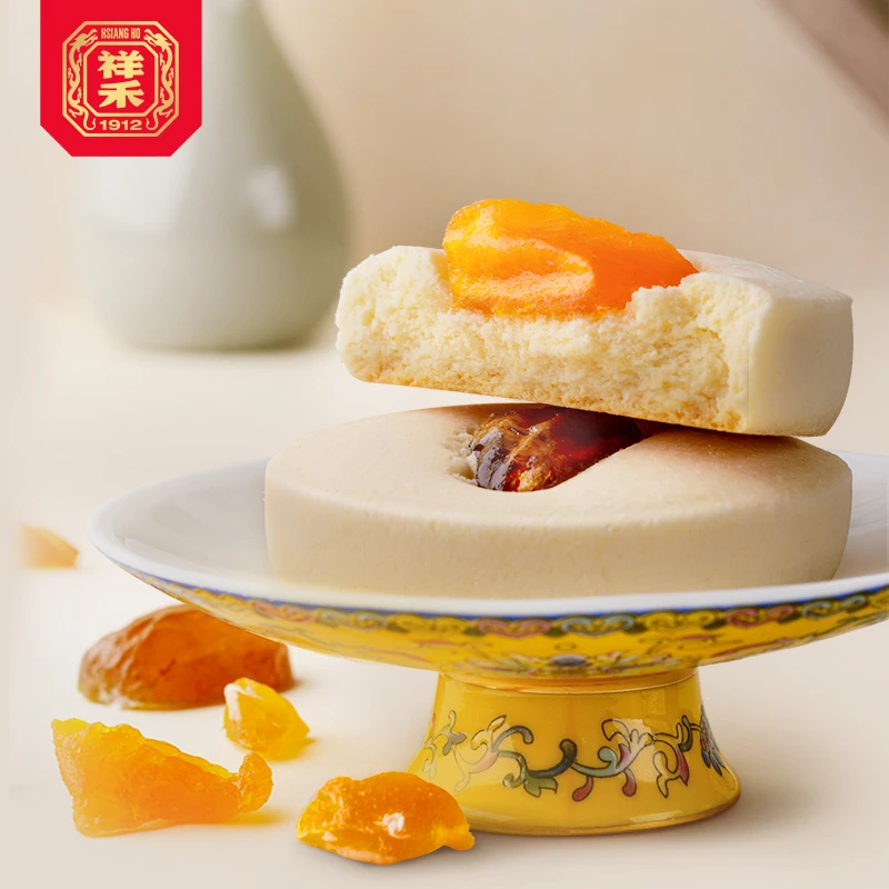 祥禾饽饽铺孙尼额芬奶白糕奶香浓郁糕点宫廷点心美味酸甜零食D