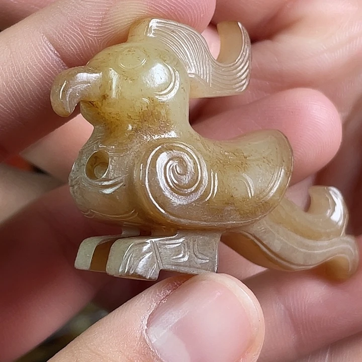 用***2和田玉未镶嵌挂件