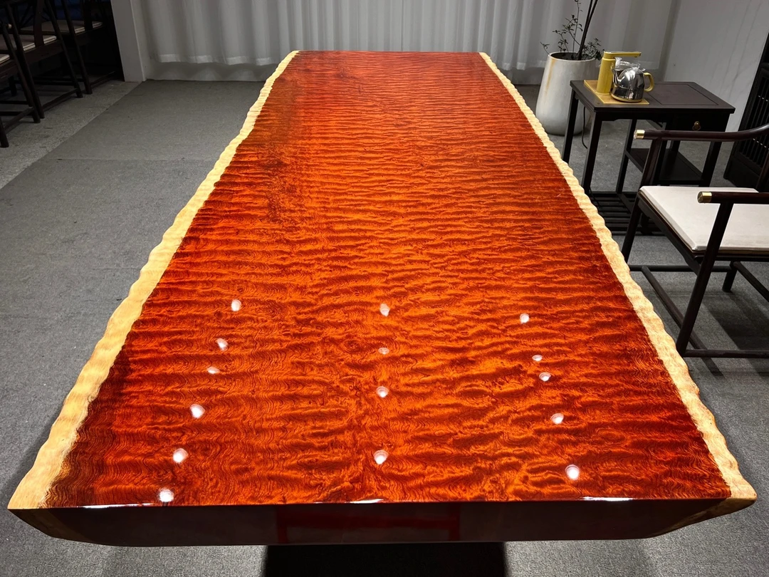 巴花实木大板自然边 292*100*8.3 S27