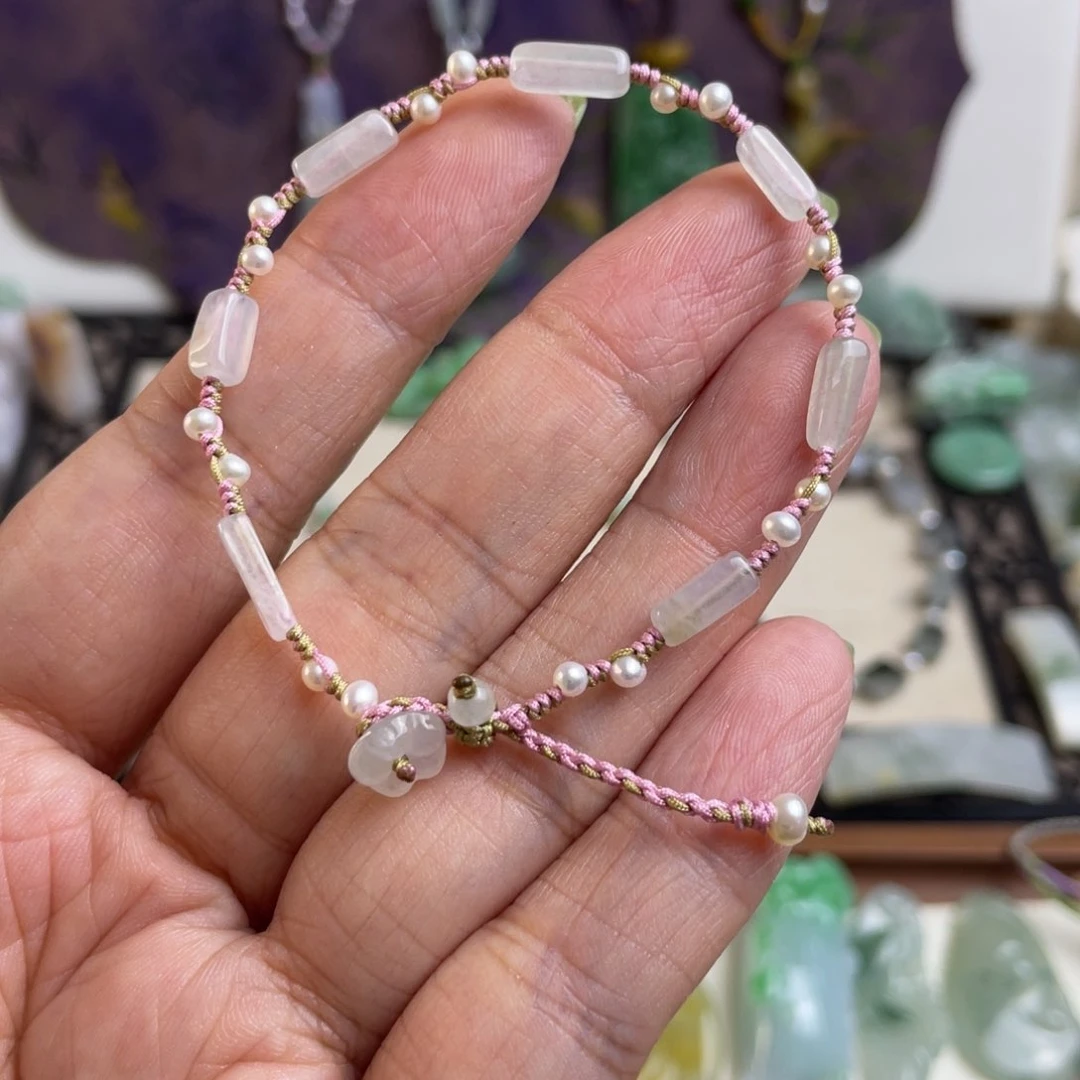 未镶嵌手链翡翠设计款手链