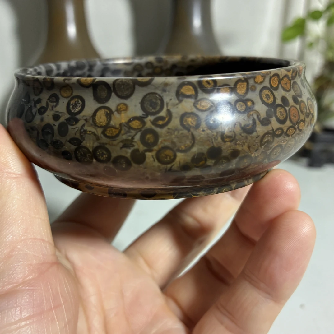 金钱石，富贵石烟灰缸