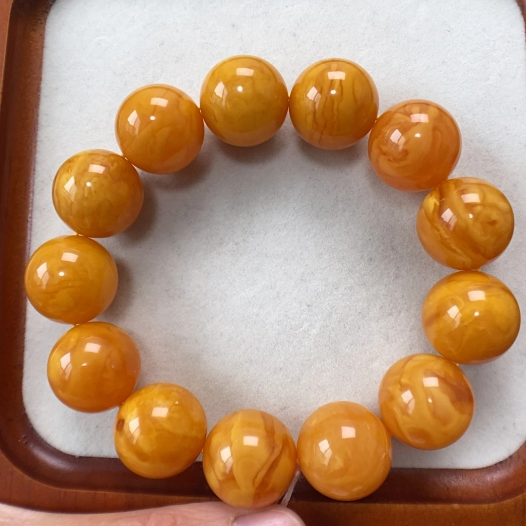 蜜蜡未镶嵌手串蜜蜡