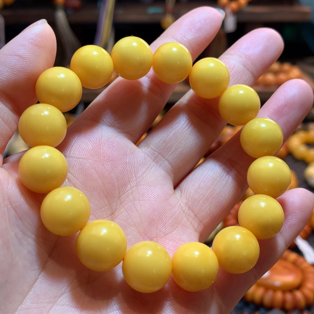 蜜蜡未镶嵌手串蜜蜡手串