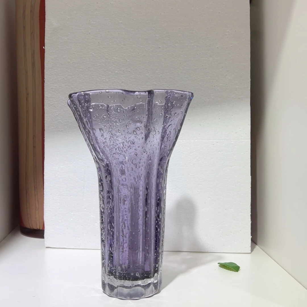 琉璃纯手工制作工艺品高22，外口径14