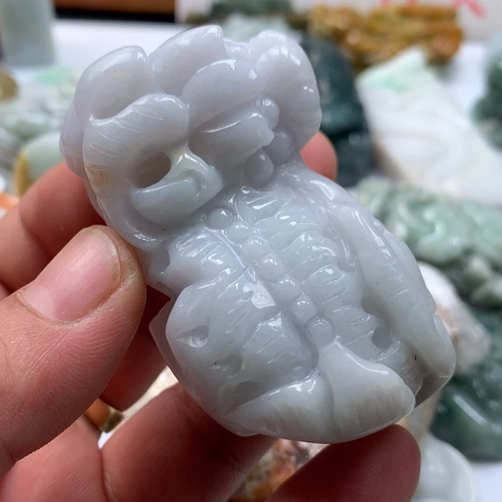 翡翠未镶嵌颈饰保真天然a货翡翠