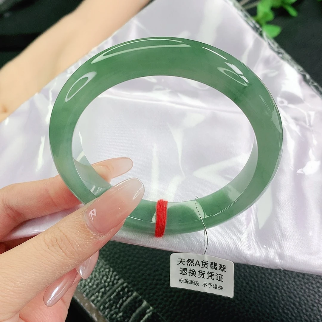 未镶嵌手镯翡翠62圈