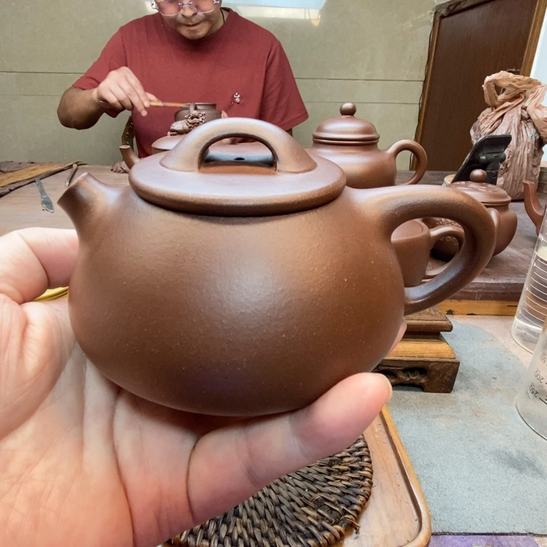 茶壶紫砂憨瓢壶（原矿底槽清255cc）