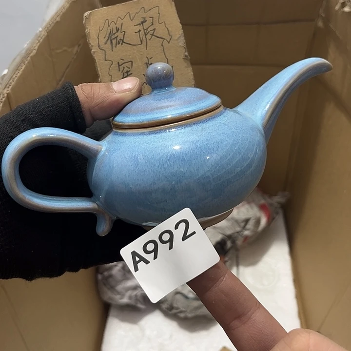 瓷片茶摆件工艺品摆件666