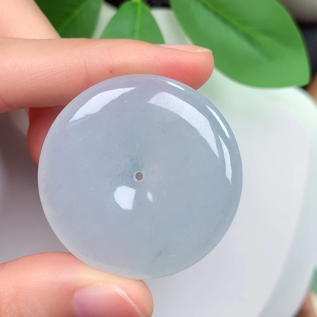 颈饰未镶嵌翡翠平安扣 36.9-5.4mm