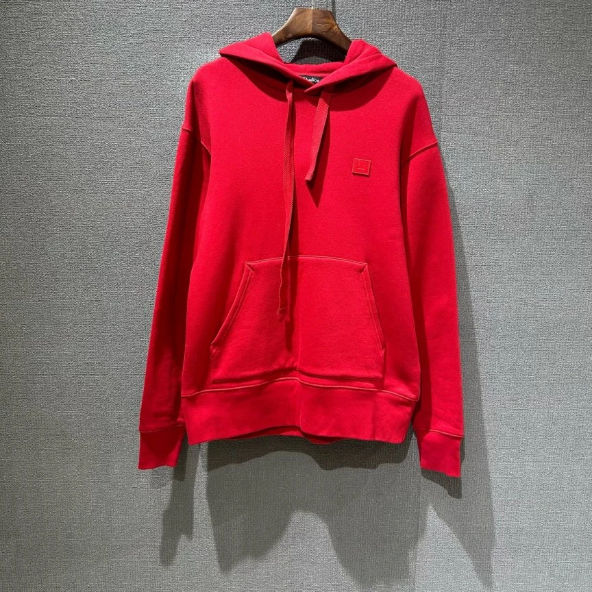 95新 Acne studio （pm）红色笑脸帽衫卫衣 xs码/8955