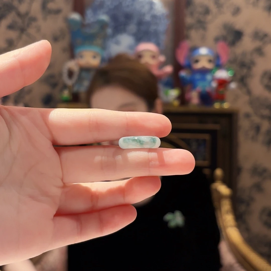 翡翠戒指未镶嵌戒指11圈口