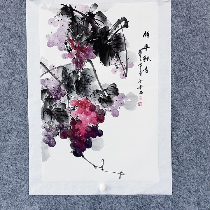国画花鸟绘画作品