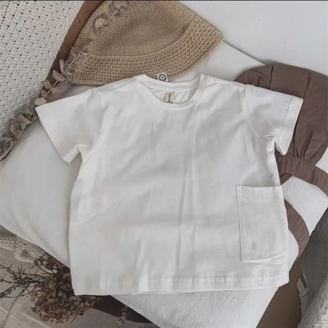 Z005韩版儿童打底大兜半袖