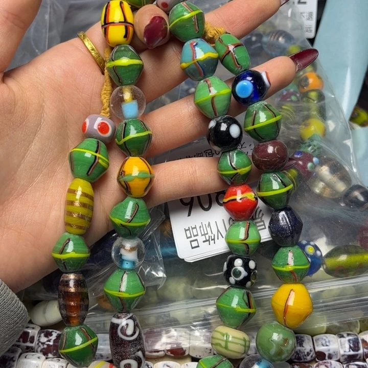 玻璃颈饰7087 琉璃一条