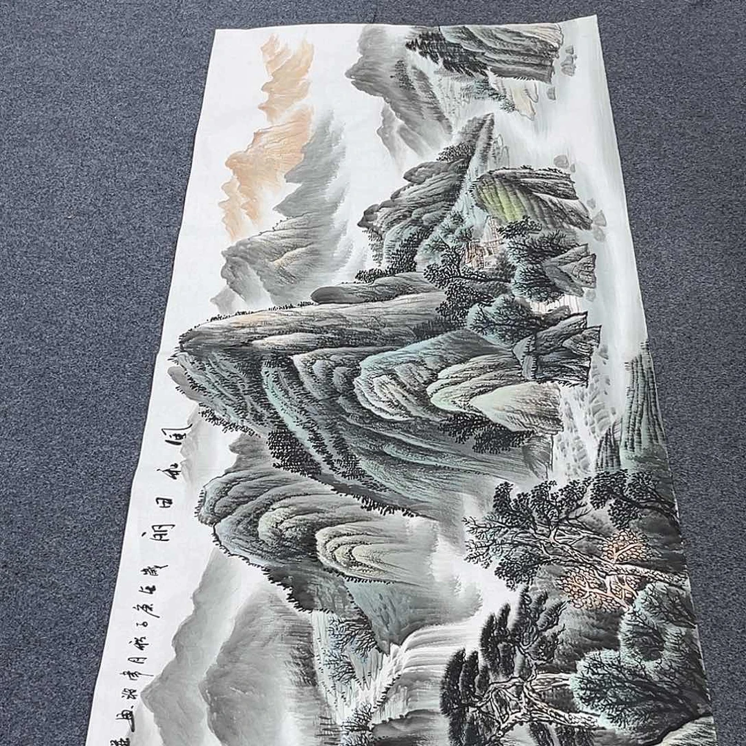 国画作品美女放漏