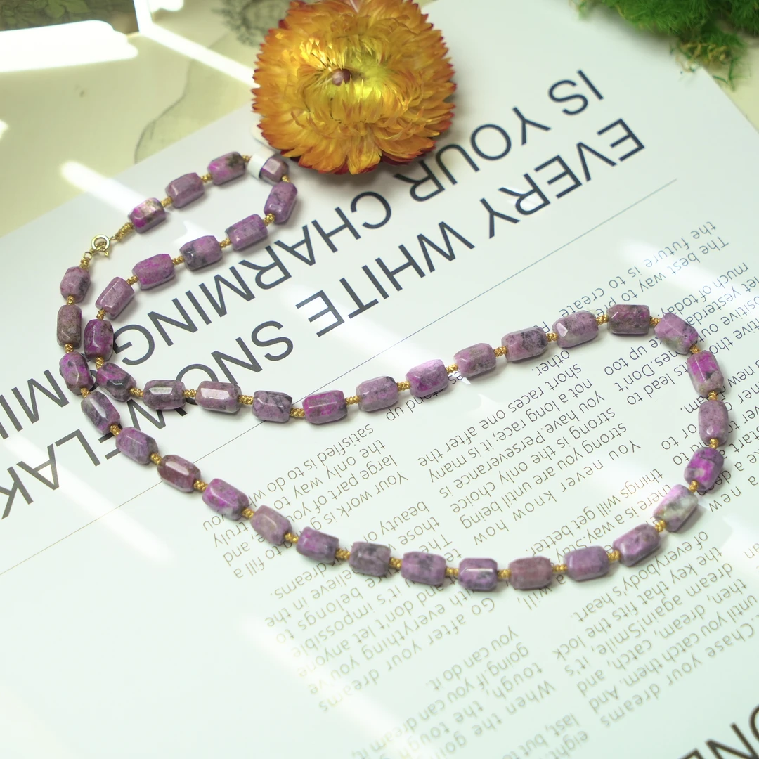 舒俱来樱花粉项链()0189055