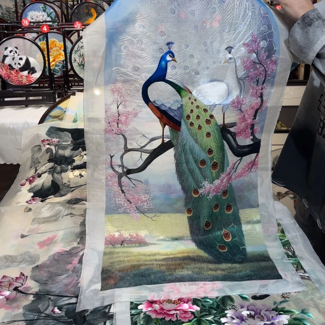 织绣纯手工制作工艺