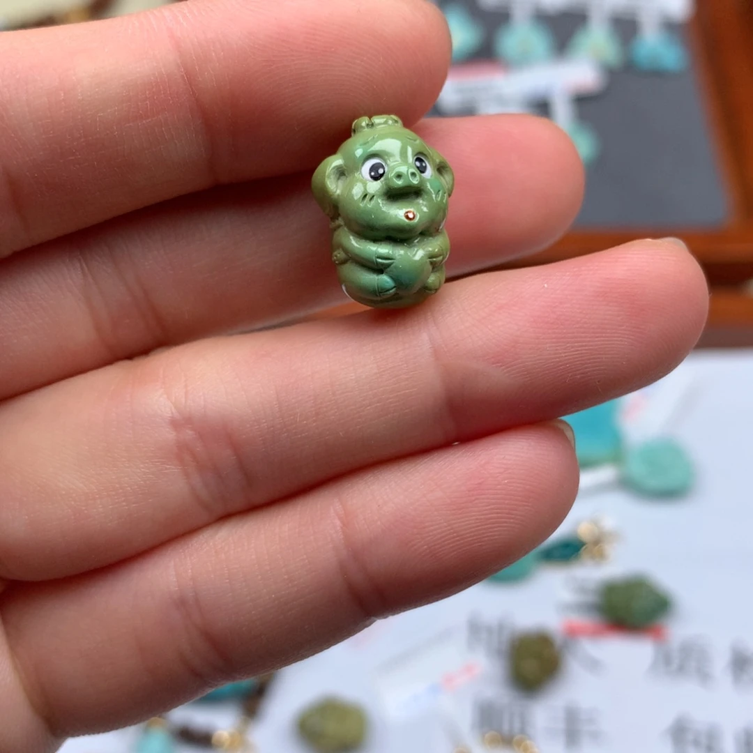 未镶嵌绿松石绿松石