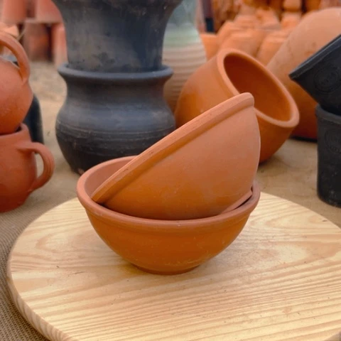 红陶口14高7两个