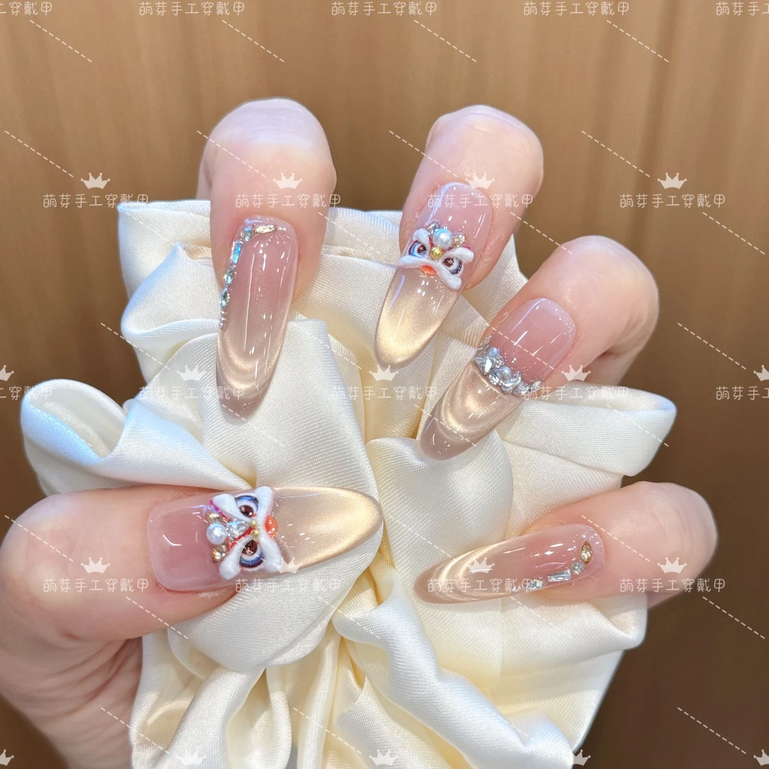 【LIMEIJIA】醒狮旺年纯手工穿戴甲