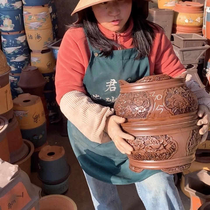 紫砂花盆紫砂花盆